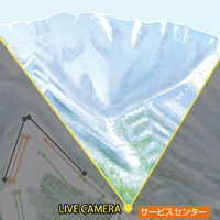 大山北壁ライブカメラ位置