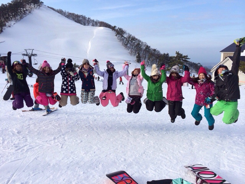 snow jump!!