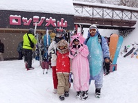 家族でロッジ大山へ