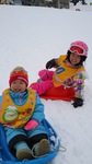 大好きなお姉ちゃんと初めての雪遊び♪