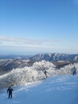 大山頂上より