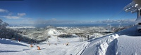 冬の大山からの絶景