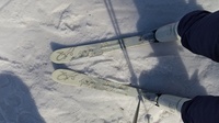 おニューのスキー板