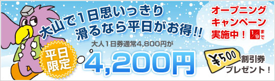 平日サンキュウチケット